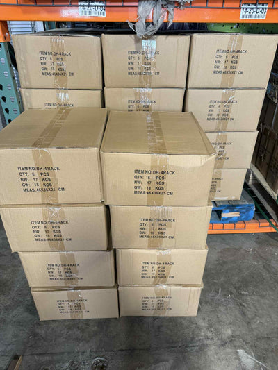 (6 Pack CASE) 4 Amp Rack by Droppin HZ Car Audio
