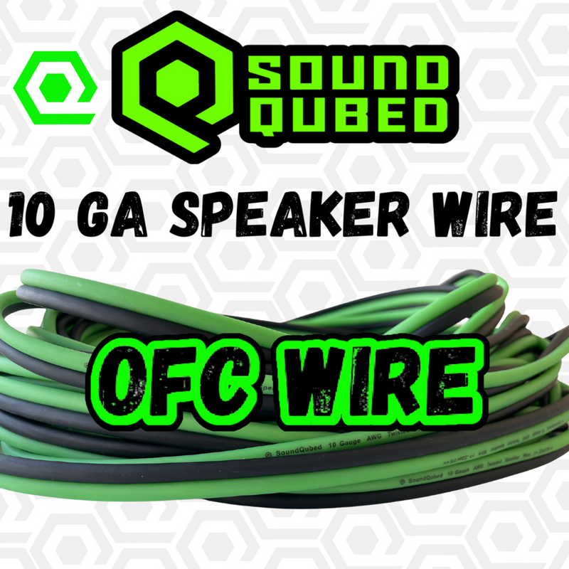 Soundqubed 10 Gauge OFC Speaker Wire- 200ft