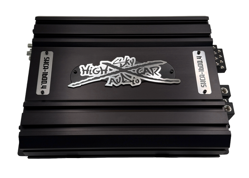 Sky High Car Audio SH-1600.4 | 4-Channel Full-Range Amplifier (2 OHM Stable)