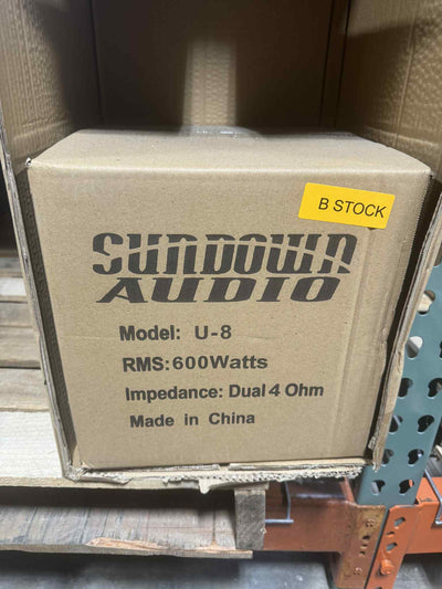(B-STOCK) Sundown Audio U-8  8inch Dual 4 ohm Subwoofer