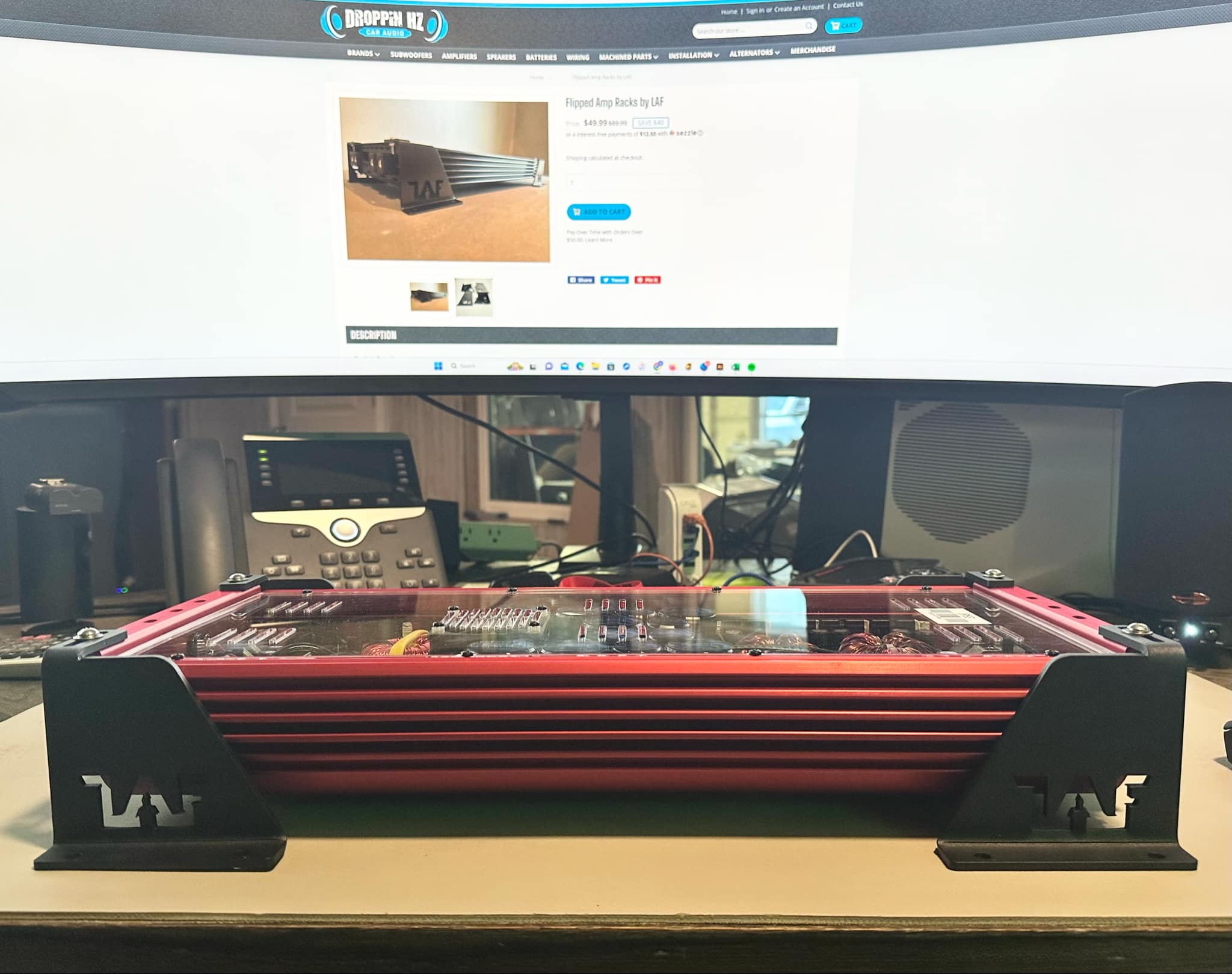 Flipped Amp Racks by LAF – Droppin HZ Car Audio