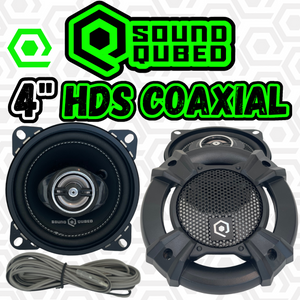 Soundqubed HDS Series 4" Coaxial 2-way Speakers (Pair)
