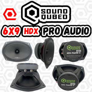 Soundqubed HDX Series Pro Audio 6x9" Speaker 4 ohm (single)
