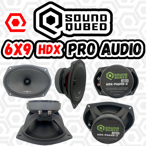 Soundqubed HDX Series Pro Audio 6x9