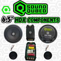 Soundqubed HDX Series 6.5" Component Set (Pair)