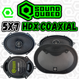 Soundqubed HDX Series 5x7" Coaxial 2-way Speakers (Pair)