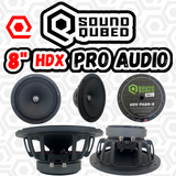 Soundqubed HDX Series Pro Audio 8" Speaker 8 ohm(single)