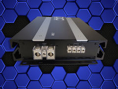 DC Audio 2.5K 2500-Watt Monoblock Class D Amplifier – 1-Ohm Stable Competition Subwoofer Amp with Bass Knob & Clipping Indicator