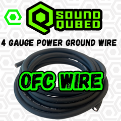 Soundqubed 4 Gauge OFC (oxygen free copper) Power wire- 100ft
