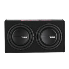 DS18 PU210 – 10” Loaded Subwoofer with 10” Passive Radiator Enclosure for Pickup Trucks 700W 2-Ohm