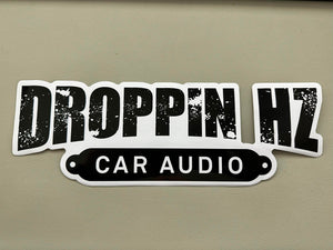 Droppin HZ Car Audio Decal 12" PACK OF 5