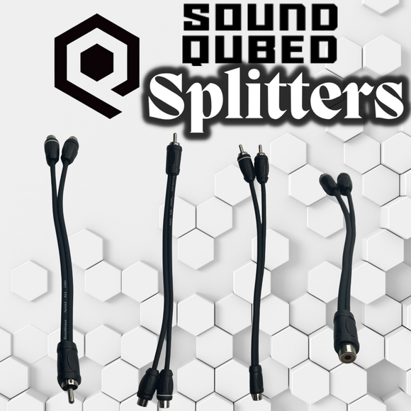 SoundQubed RCA Twisted Y Splitters