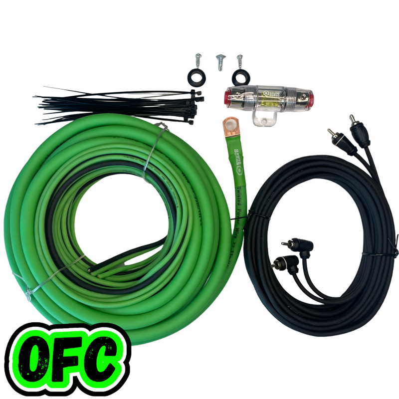 SoundQubed 4ga OFC Amp Kit (single Amp Kit)