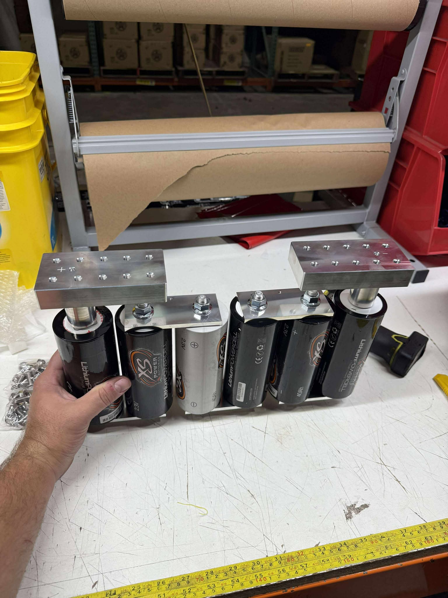 Droppin HZ Car Audio YinLong Single Bank 6-Cell Lug Style Aluminum Bus