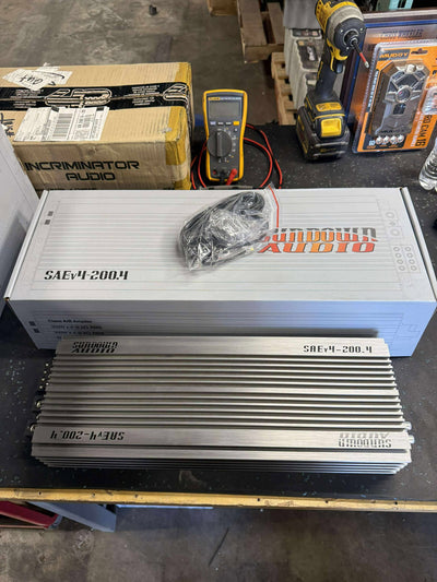(B-STOCK) Sundown Audio SAEv4-200.4D 4-Channel Amplifier