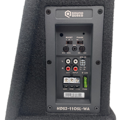 Soundqubed HDS2 10" Subwoofer Wedge Loaded and Powered Enclosure