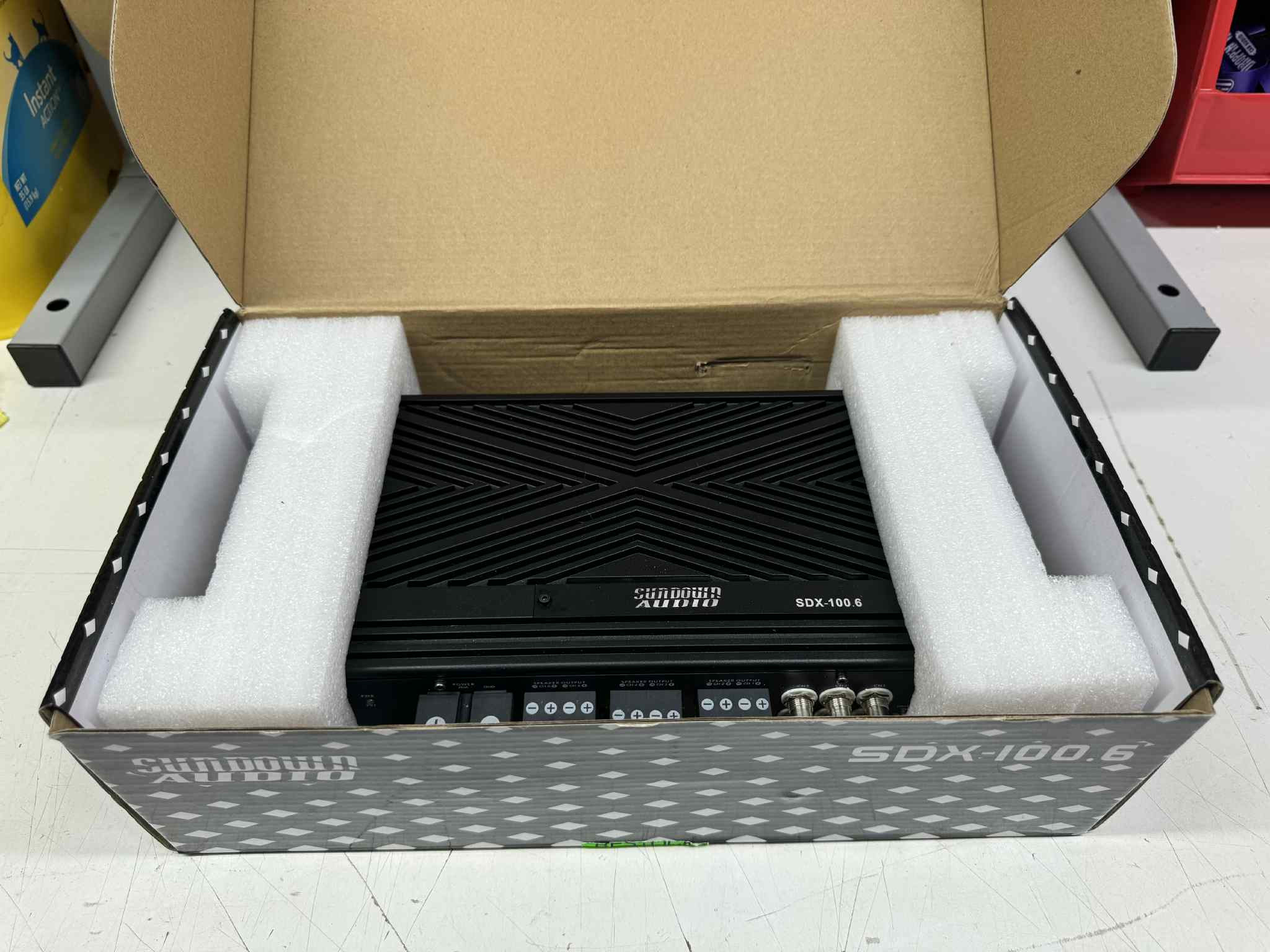  b stock sundown audio sdx 100 6 amplifier droppin hz car audio