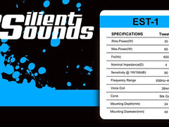 Resilient Sounds EST-1 1" Neo Tweeter
