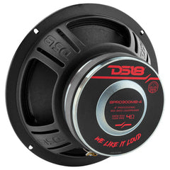 DS18 8PRO300MB-4 8" Mid-Bass Loudspeaker 150 Watts Rms 4-Ohm