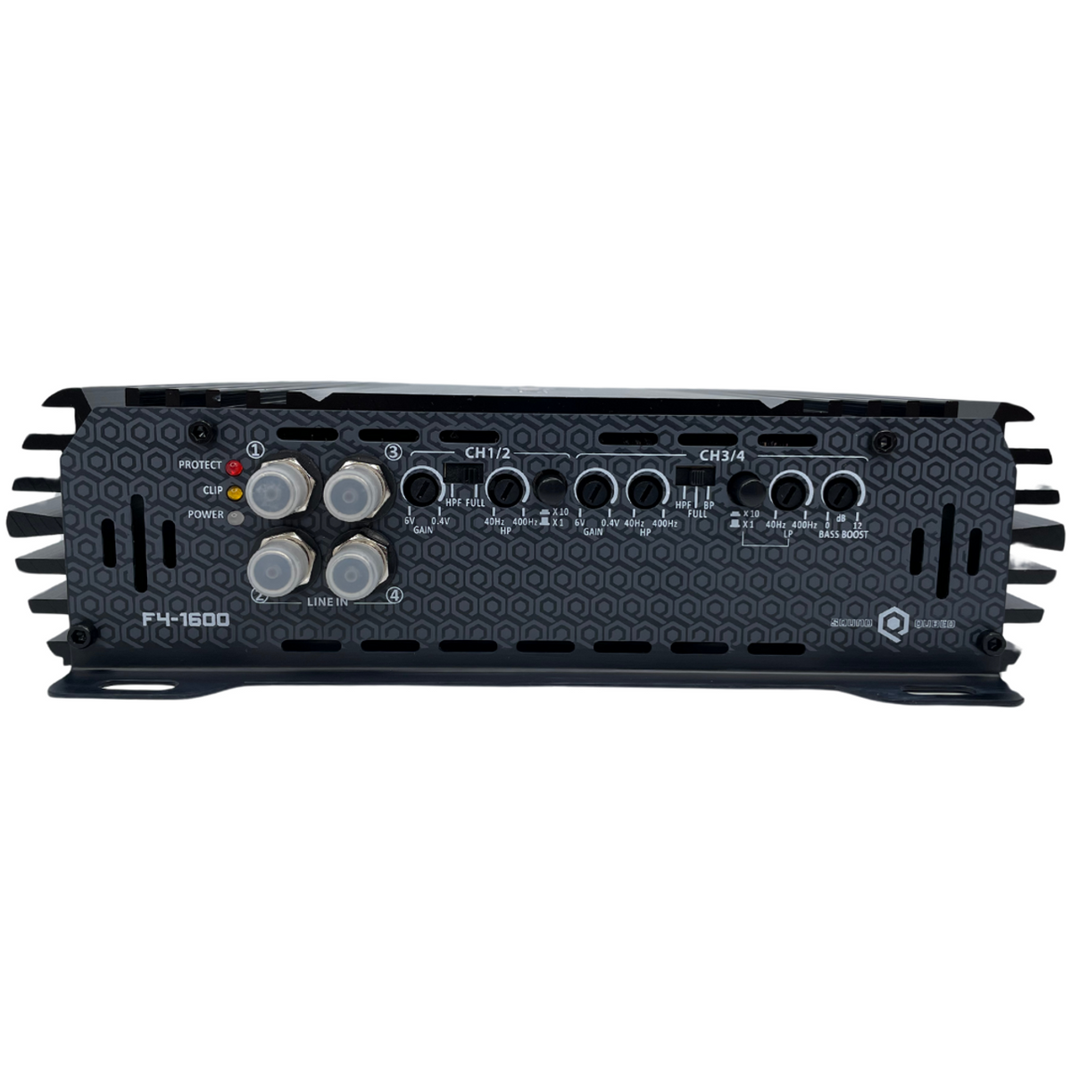 SoundQubed 1600W F4-1600 Full-Bridge 4-Channel Amplifier – Droppin
