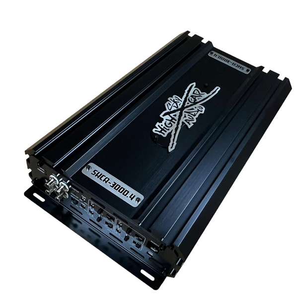 Sky High Car Audio SH-3000.4 | 4-Channel Full-Range Amplifier (2 OHM Stable)