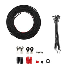DS18 AMPKIT4 4-GA Amplifier Installation Kit -Red