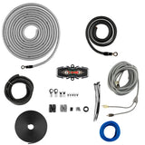 DS18 AMPKIT4/SLV 4-GA Amplifier Installation Kit -Silver