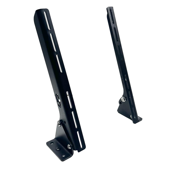 Adjustable Angle Floor or Wall Mount Single Amplifier Rack by Droppin HZ Car Audio