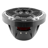 DS18 HYDRO CF-10SUB 10" Marine Subwoofer with Integrated RGB Lights 600 Watts Black Carbon Fiber
