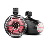 DS18 CF-X8TP NXL 8" Marine and Powersports Towers LED RGB Lights 125 Watts Rms -Black Carbon Fiber
