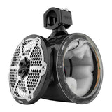 DS18 CF-X8TP.NS NXL 8" Marine and Powersports Empty Tower LED RGB Lights -Black Carbon Fiber