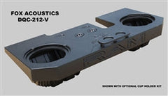 FOX ACOUSTICS DODGE RAM QUAD & CREW CAB 2-12" OR 2-10" VENTED UNDER SEAT SUBWOOFER BOX