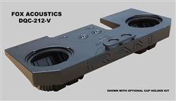 FOX ACOUSTICS DODGE RAM QUAD & CREW CAB 2-12" OR 2-10" VENTED UNDER SEAT SUBWOOFER BOX