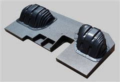 FOX ACOUSTICS DODGE RAM QUAD & CREW CAB 2-12" OR 2-10" VENTED UNDER SEAT SUBWOOFER BOX