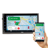 DS18 DDX7CP 7" Touchscreen Mechless Double-DIN Headunit with Bluetooth, USB, Mirror Link And Car play