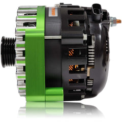 Mechman BILLET 400 Amp GREEN High Output Alternator 1996-2004 GM Truck