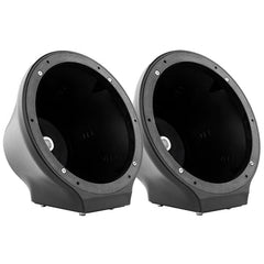 DS18 EN-JS8 8" Universal Flat Mount Kick Panel Speaker Pod Jet ski, Jeeps, Motorcycles RGB LED Lights- 1 Pair No Speaker or Grills