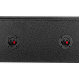 DS18 ENS-DODGE19-4X8 Quad 8"Ported Subwoofer Enclosure For DODGE 4 Door Crew Cab 19-23