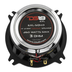 DS18 EXL-SQ4.0 Glass Fiber 4" 2-Way Coaxial Car Speaker with 260 Watts 3-Ohm (PAIR)