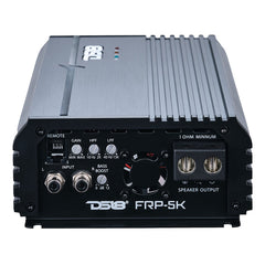 DS18 FRP Compact Full-Range Class D 1-Channel Amplifier 5,000 Watts Rms @ 1-Ohm Blue