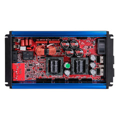 DS18 FRP Compact Full-Range Class D 1-Channel Amplifier 3,500 Watts Rms @ 1-Ohm Blue