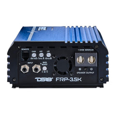 DS18 FRP Compact Full-Range Class D 1-Channel Amplifier 3,500 Watts Rms @ 1-Ohm Blue