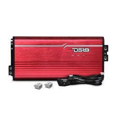 DS18 FRP Compact Full-Range Class D 1-Channel Amplifier 5,000 Watts Rms @ 1-Ohm Blue