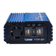 DS18 FRP Compact Full-Range Class D 1-Channel Amplifier 5,000 Watts Rms @ 1-Ohm Blue