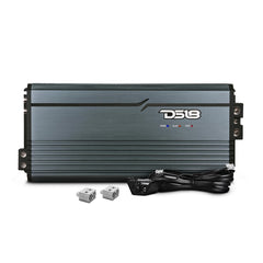 DS18 FRP Compact Full-Range Class D 1-Channel Amplifier 5,000 Watts Rms @ 1-Ohm Blue