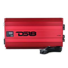 DS18 HOOLIGAN KO H-KO8 1-Channel Class-D Amplifier with Voltmeter 8000W RMS Red product image 1