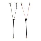 DS18 HQRCA Level 3 Rca Y Connector Black + Red Kit