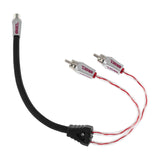 DS18 HQRCA Level 3 Rca Y Connector Black + Red Kit