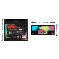 DS18 INF-18 INFINITE 750 Watts 18 AH AGM Power Cell
