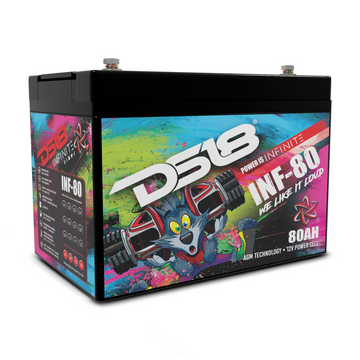 DS18 INF-80AH INFINITE 80 AH 2300 Watts AGM Power Cell 12 Volt DS18 INF-80AH INFINITE 80 AH 2300 Watts AGM Power Cell 12 Volt
